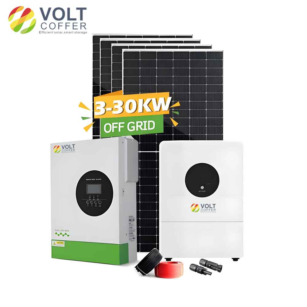 VoltCoffer 3KW-30KW Off-Grid Solar Energy System